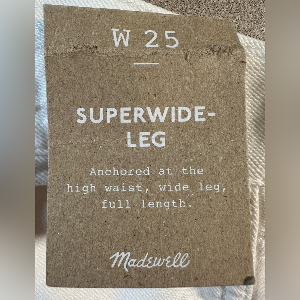 Madewell High-Rise Super Wide Leg Jeans - NWT - Picture 9 of 12